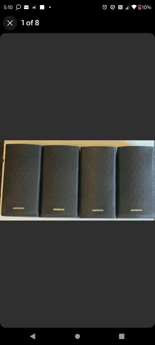 Onkyo AV ReceiverGiant Subwoofer6  varied surround sound spe