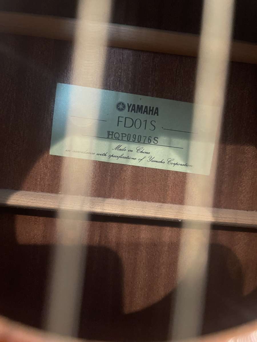 Yamaha FD01S acoustic guitar
