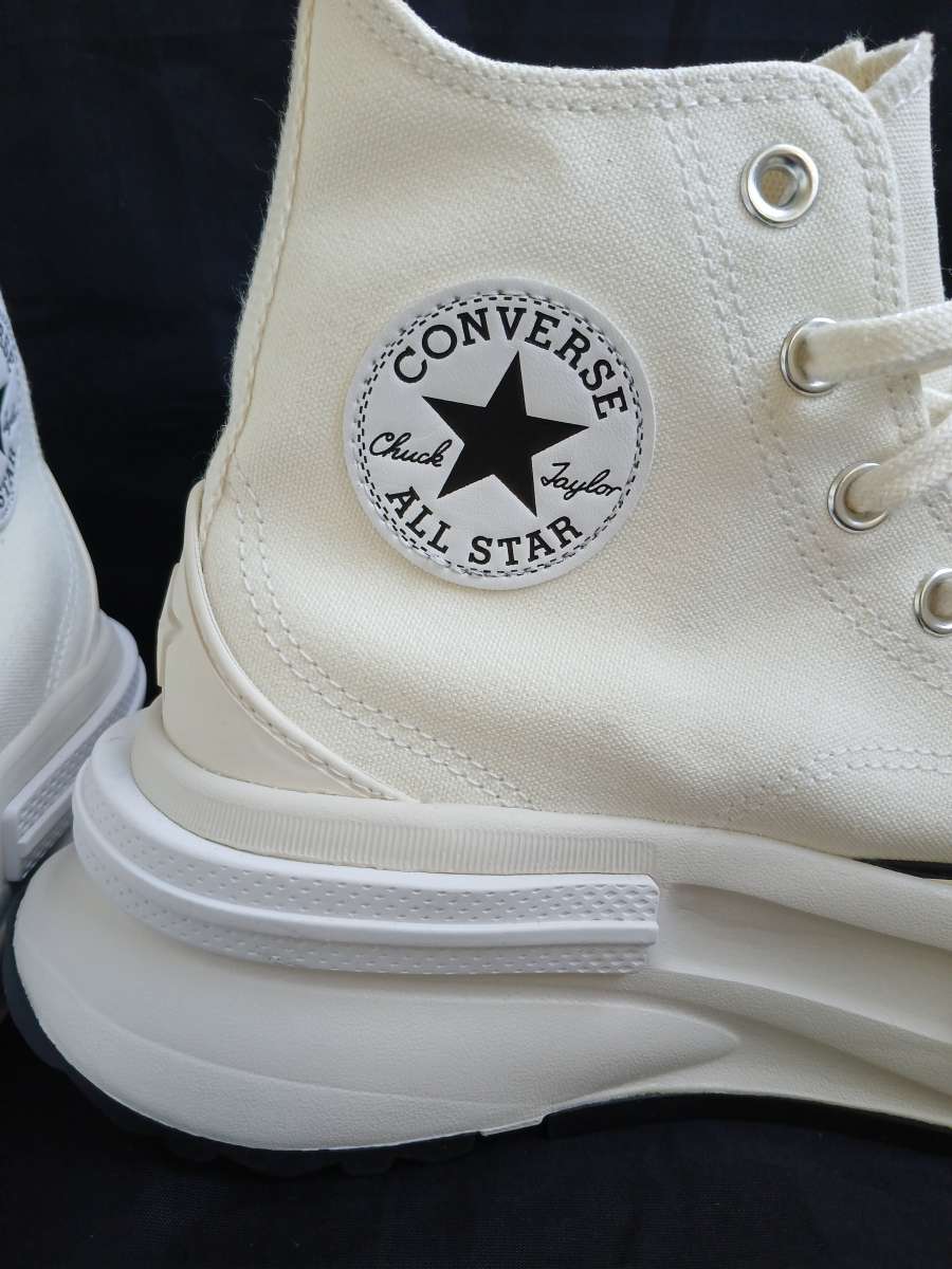 NEW Converse Unisex Run Star Legacy Hi Shoes Black White A00