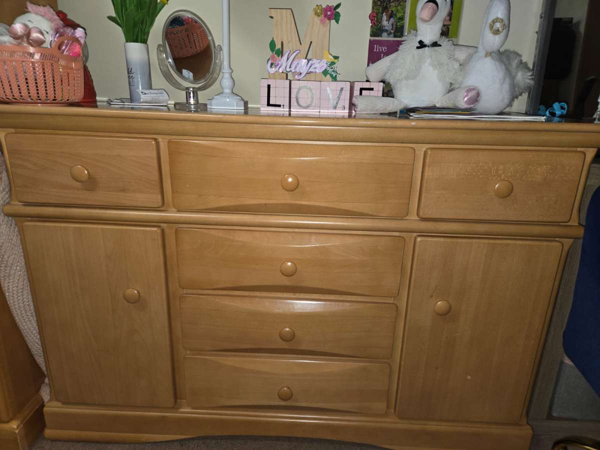 set of nursery furniture