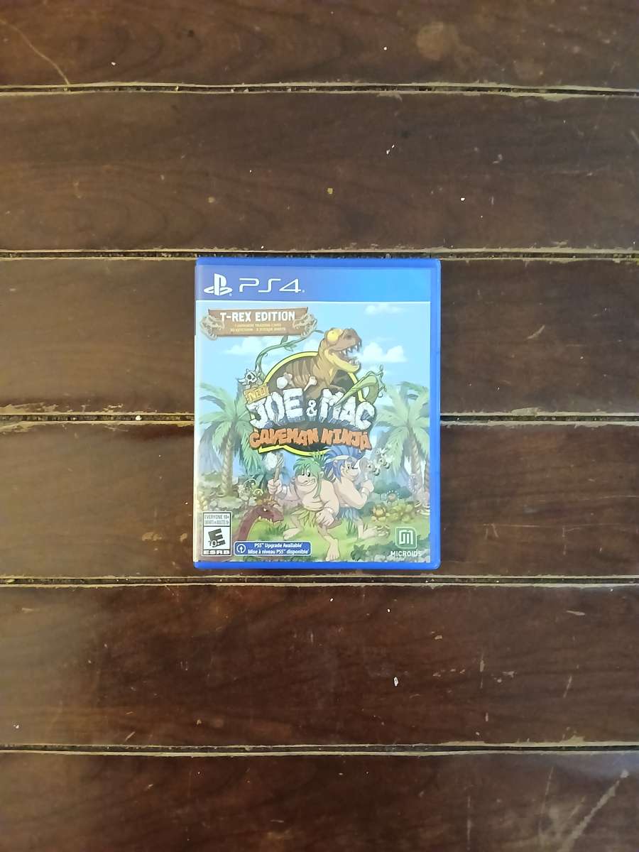 New Joe And Mac Caveman Ninja T Rex Edition PS4