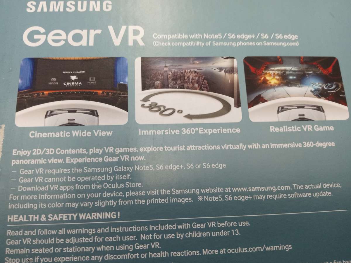 the Samsung Gear VR oculus new
