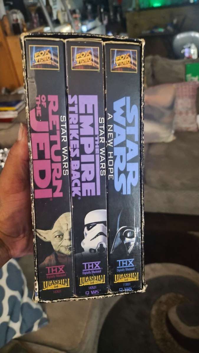 vintage Star wars Trilogy VHS mint condition
