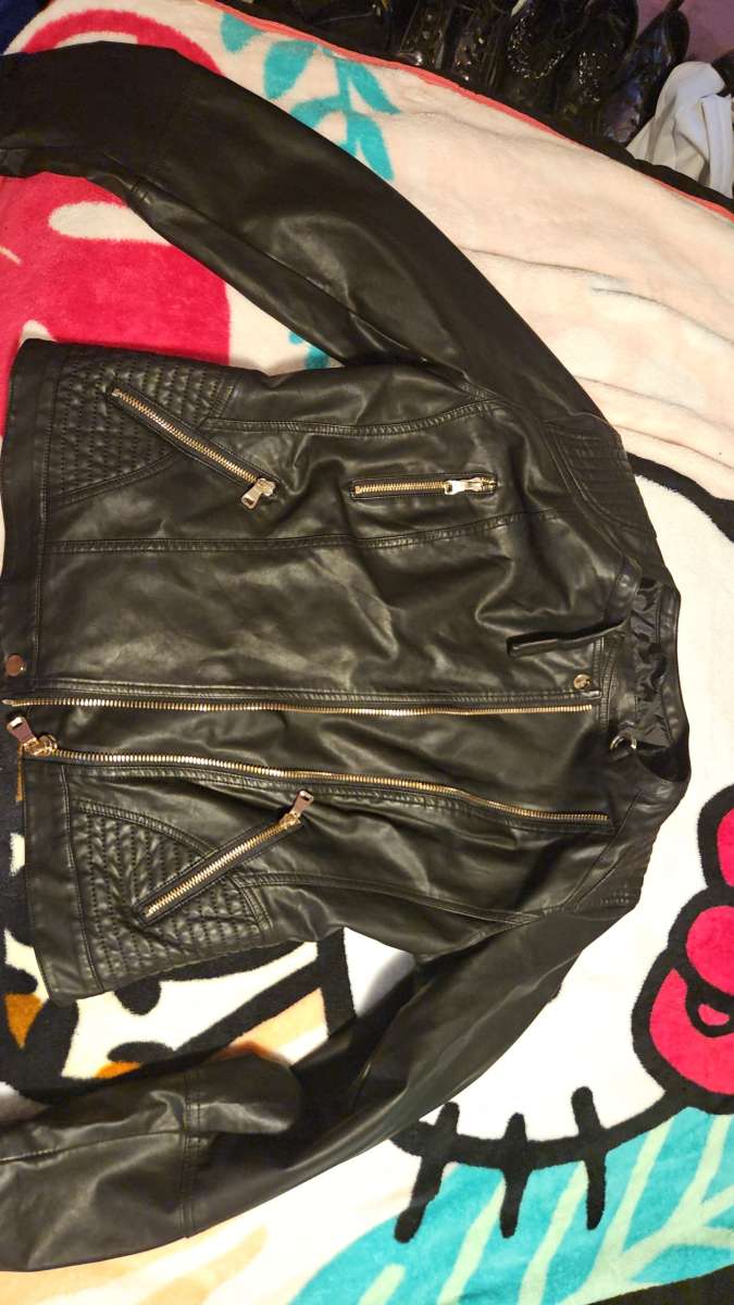 Womens Leather Jacket Medium