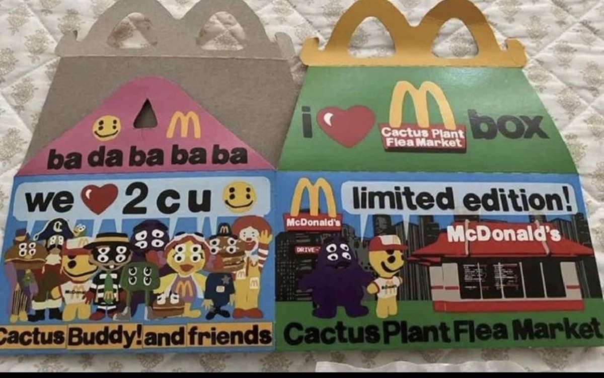 McDonalds Cactus Plant Happy meal toys