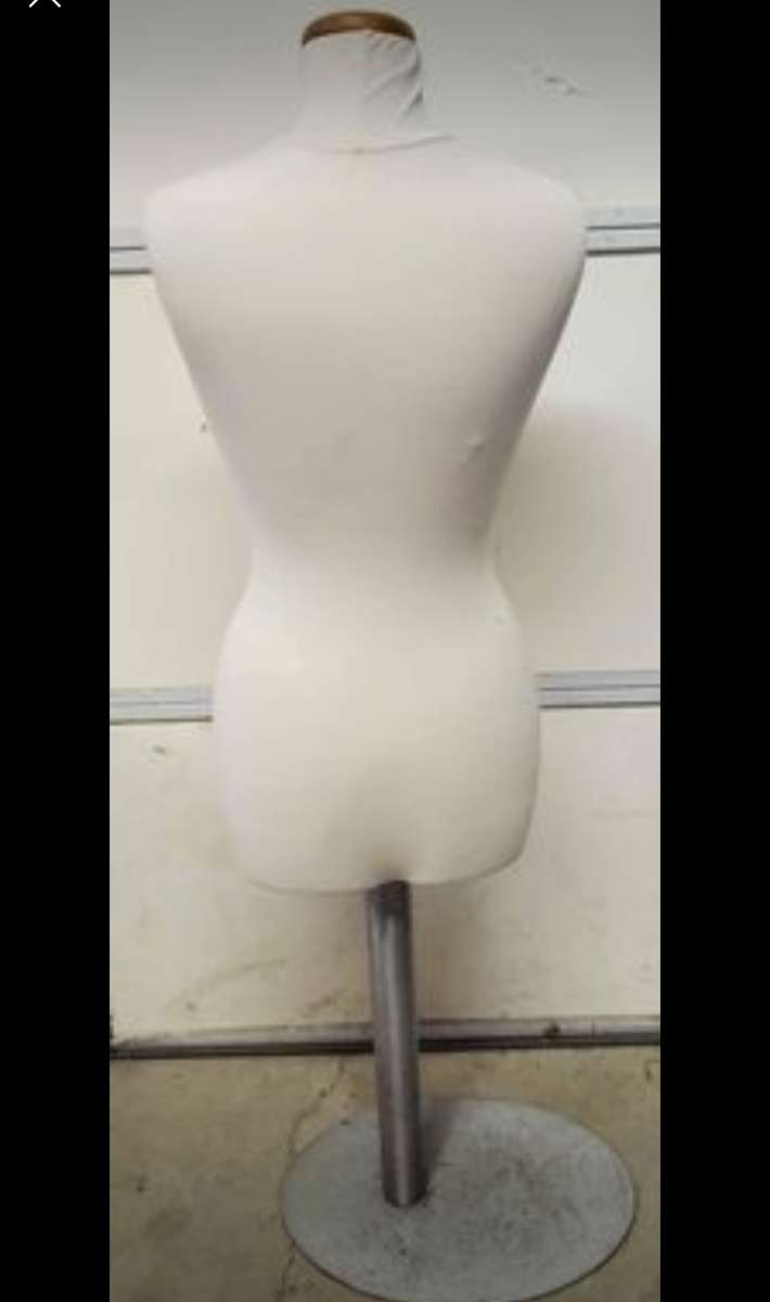Mannequin On Base  Female  Adjustable Height  RRR Apparel
