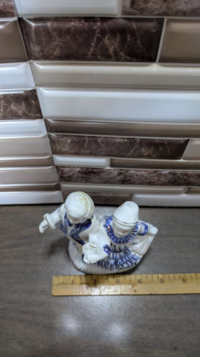 Slovak Ceramic Figurine Man And Woman In Traditional Dress W
