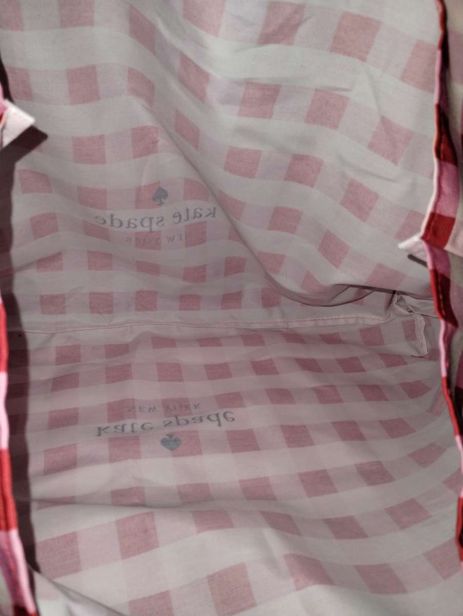 Kate Spade Gingham tote bag