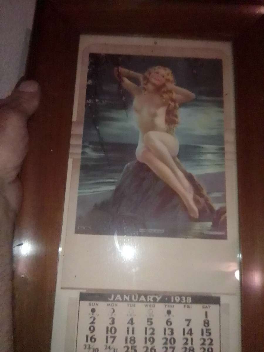old calenders with vintage never used 1938 2 off them 1 1942