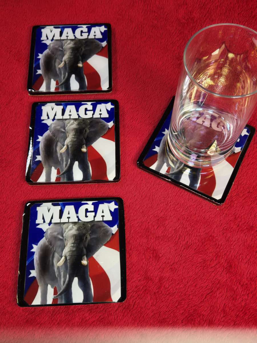 Pro Trump coasters