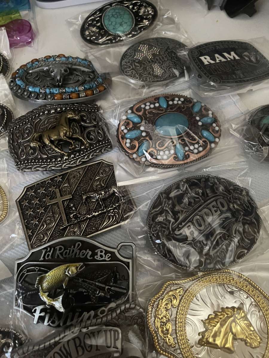 belt buckles handmade jewelry table center piece and more