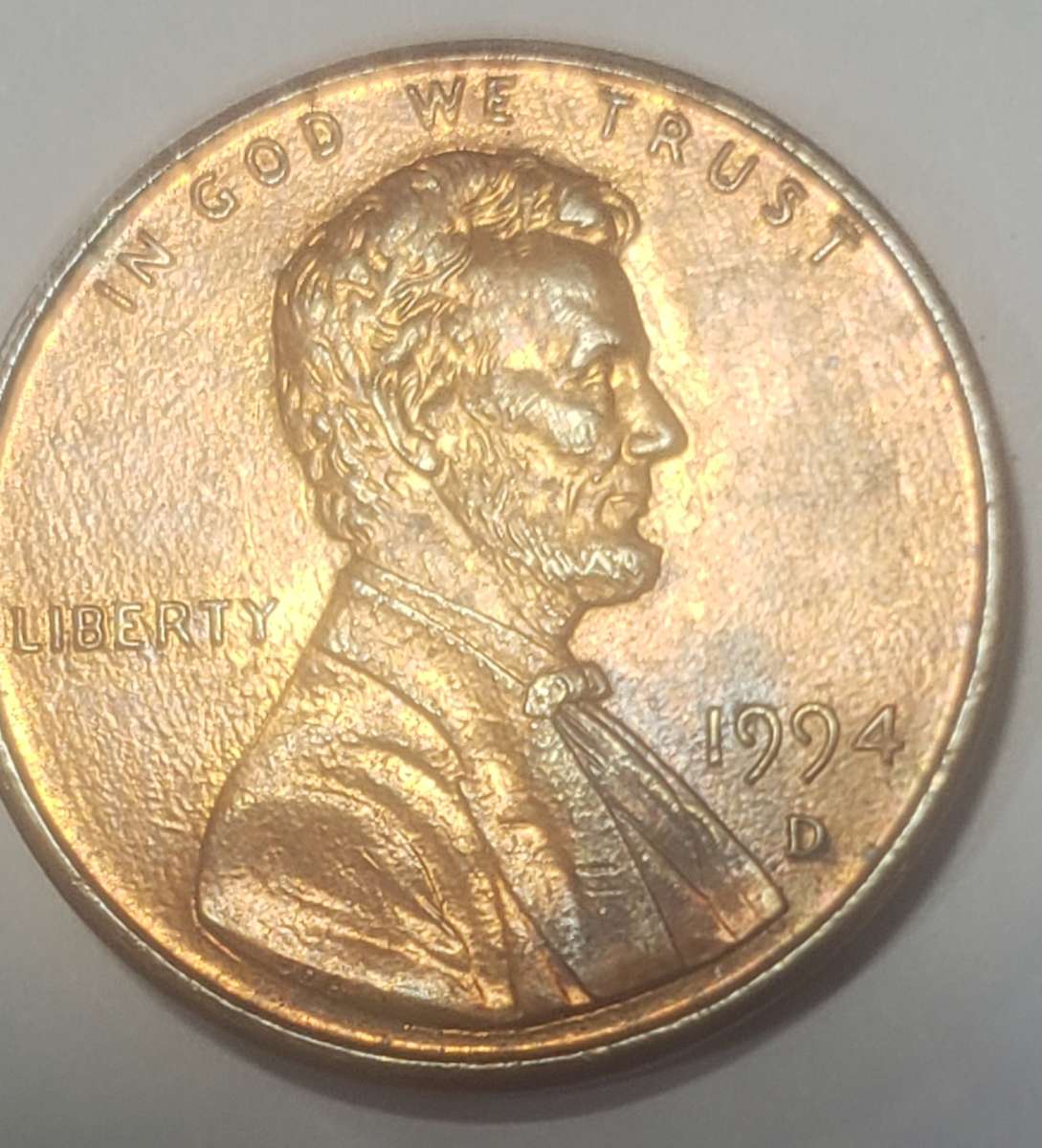 1994 D penny