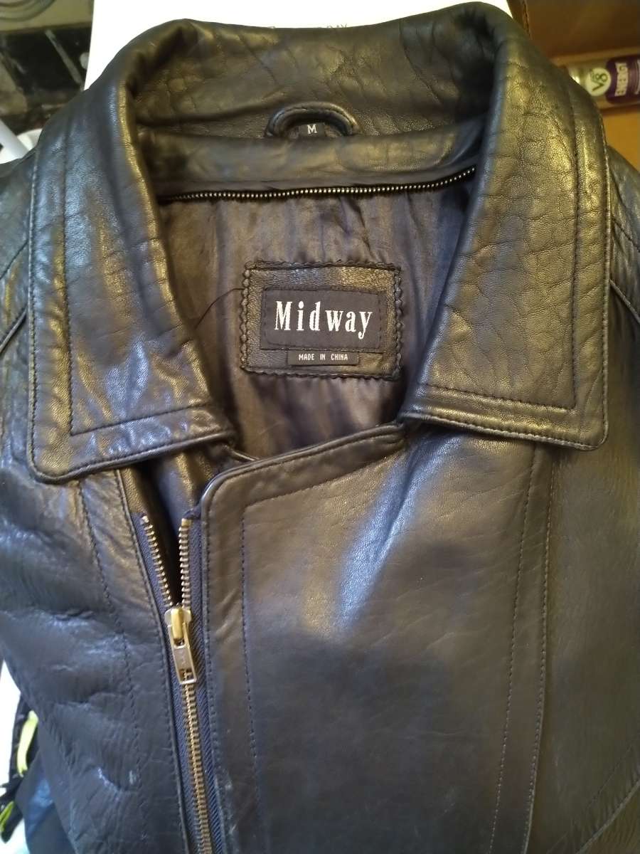 MIDWAY BLACK LEATHER JACKET