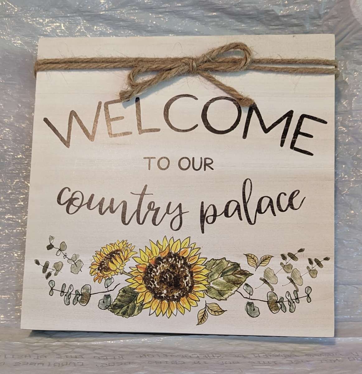 Welcome Picture From Hobby Lobby With Sunflowers Country Dec