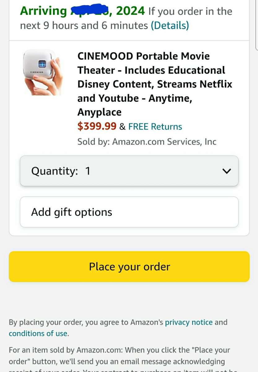 Portable projector 4k