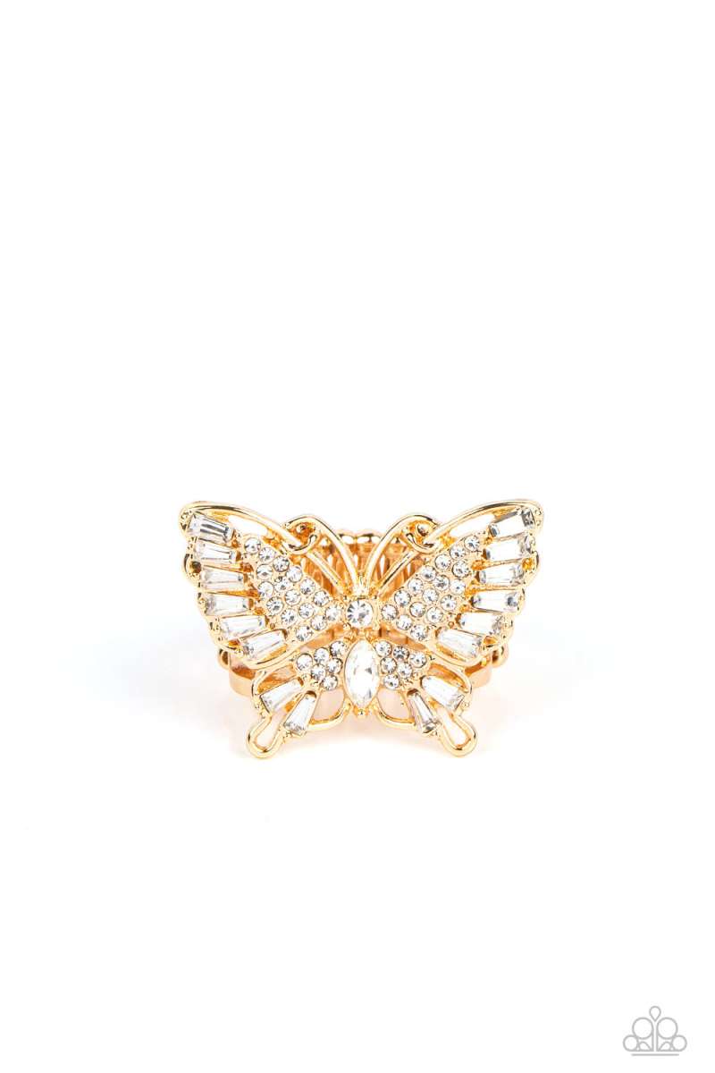 Flauntable Flutter  Gold Ring