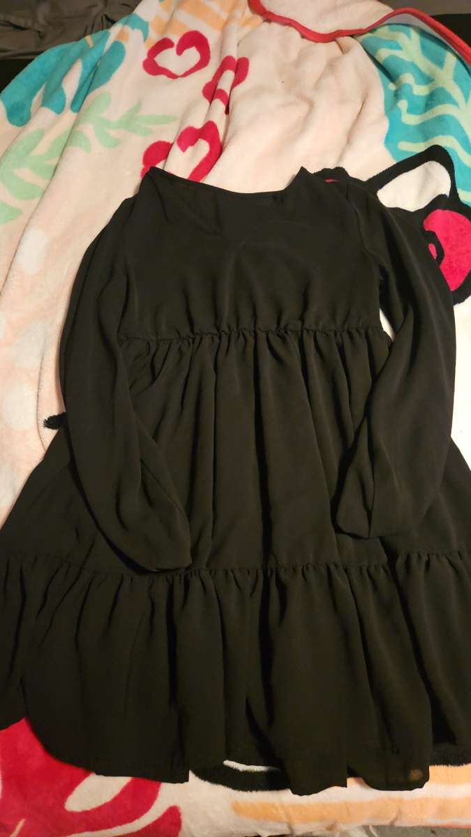 Womens Black Medium Dress