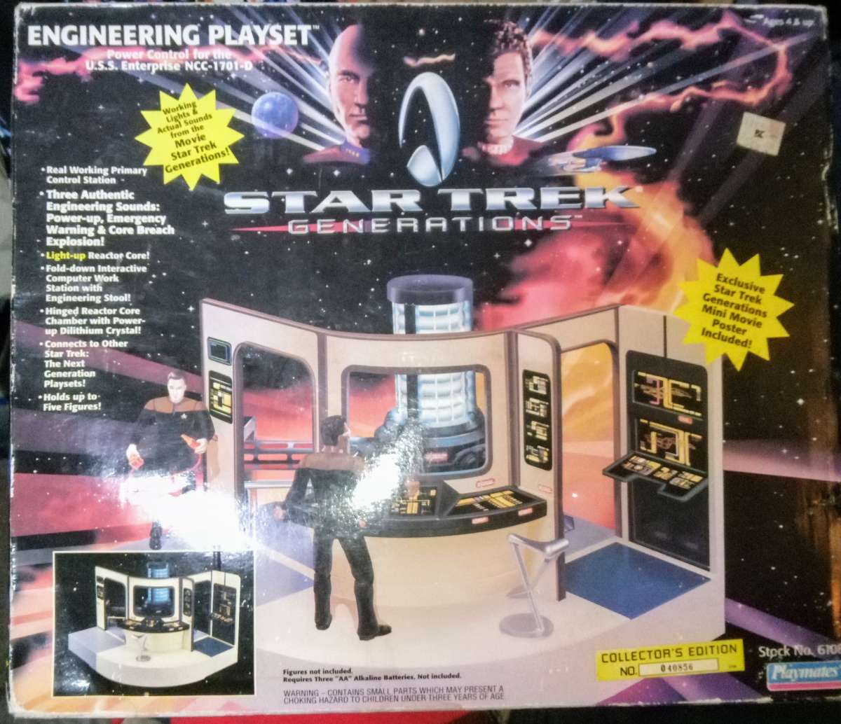 Star Trek generations engineering playset