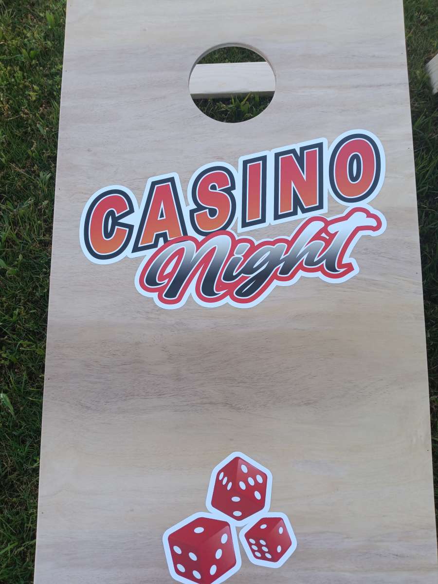 corn hole boards yard game