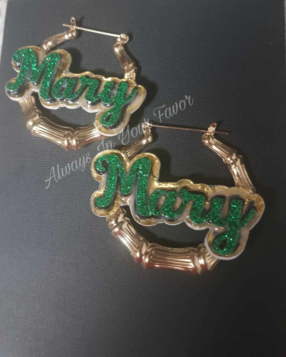 Personalized Costume Earrings