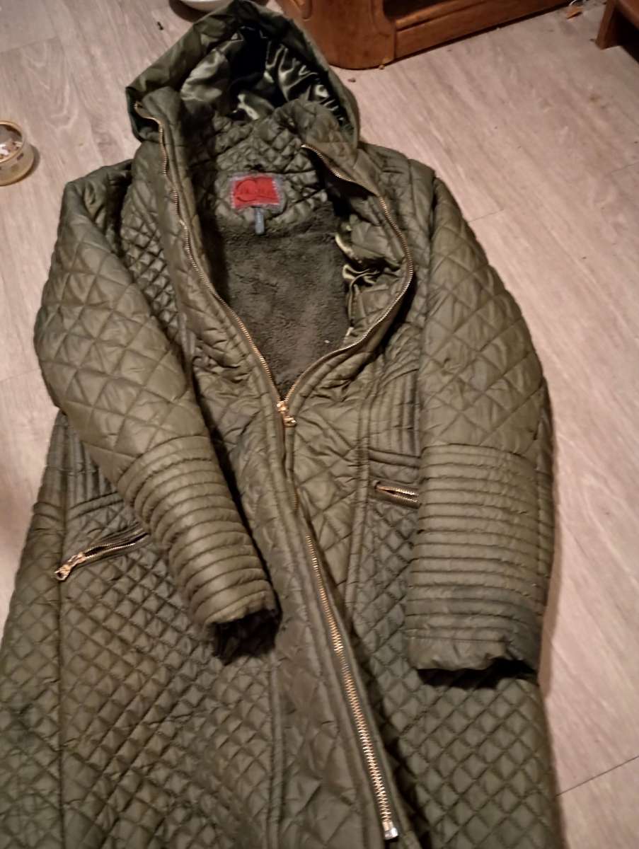 hunter green Celsius coat