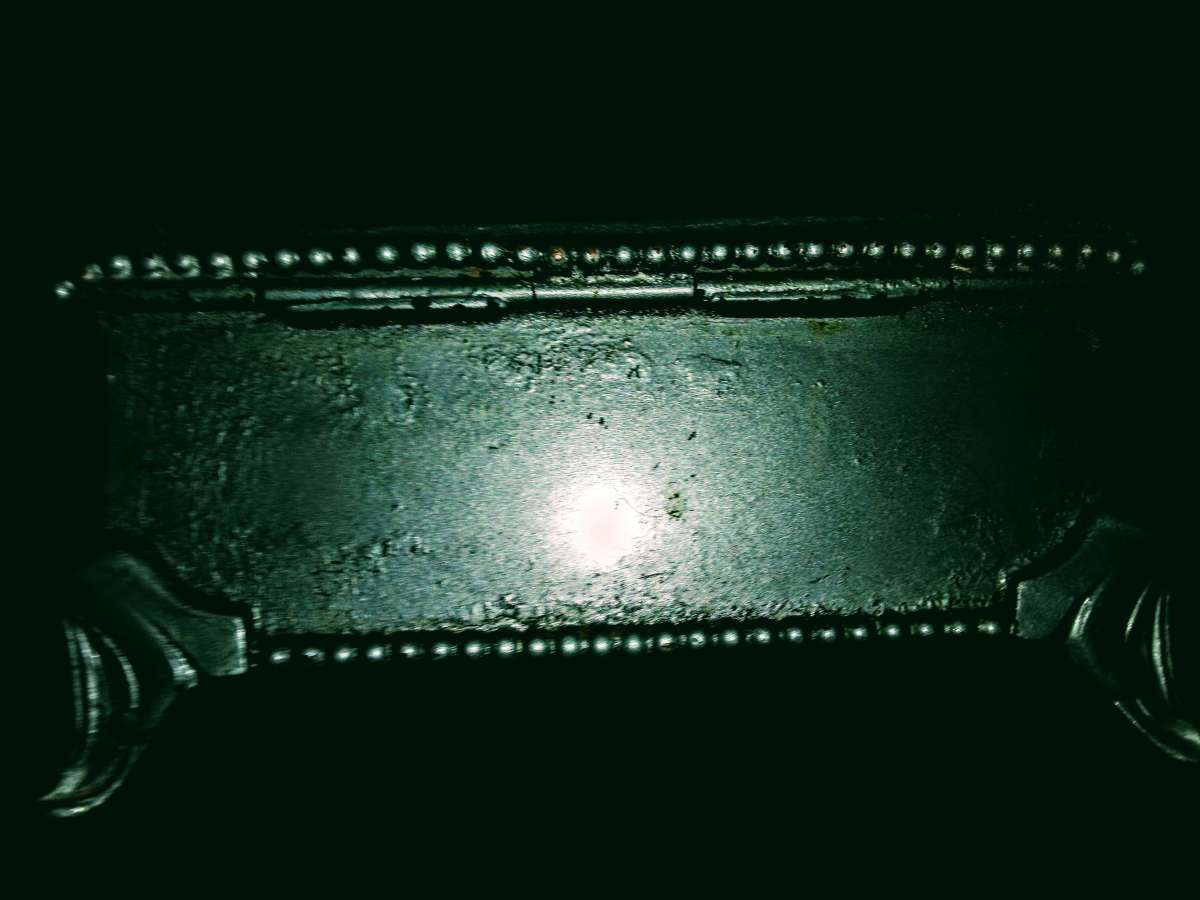 collector item vintage metal trinket jewel box late 1800s