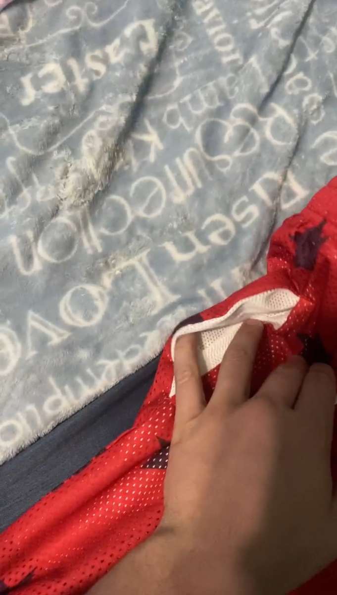 Red Eric Emanuel Bape Shorts all sizes