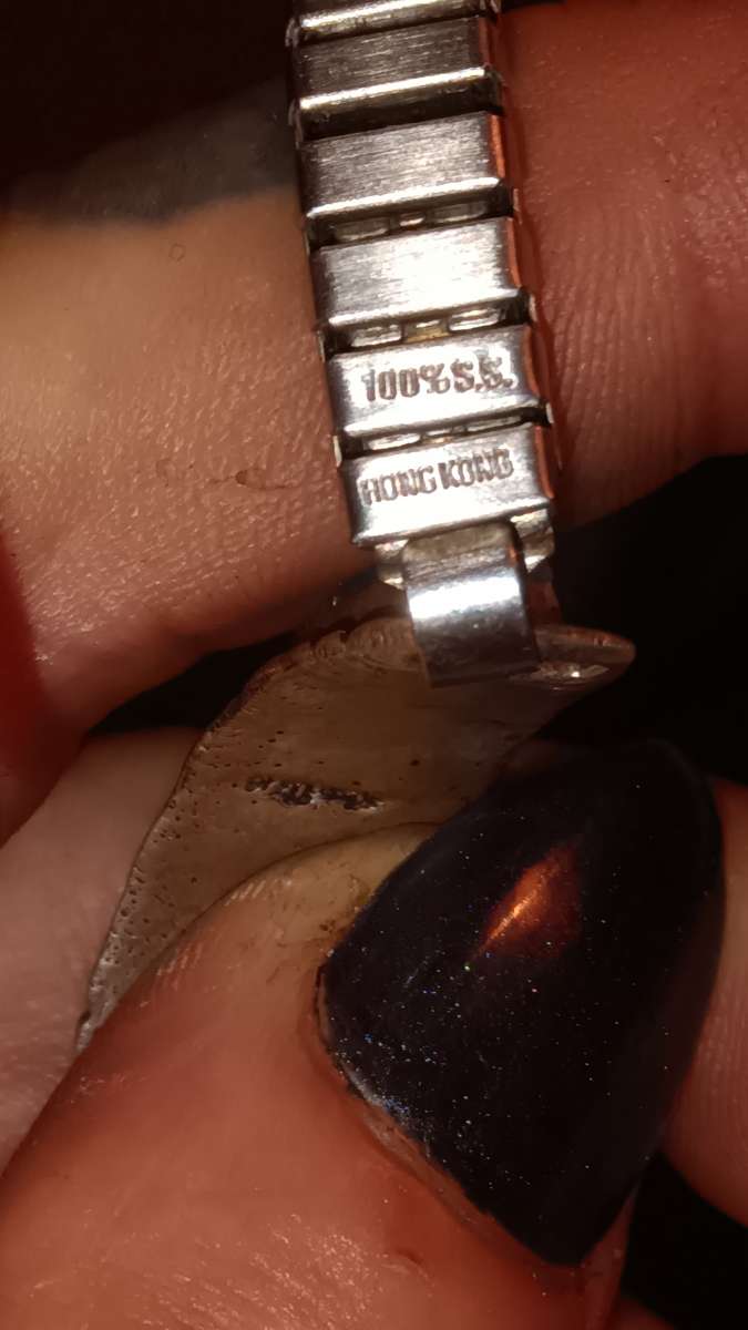 vintage sterling silver and turquoise watch band