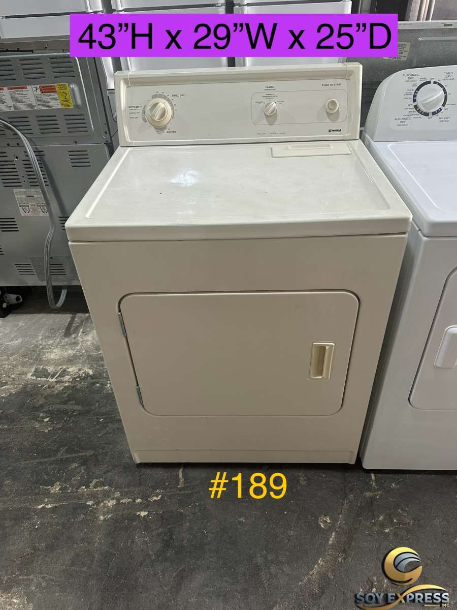 Kenmore dryer electric beige color