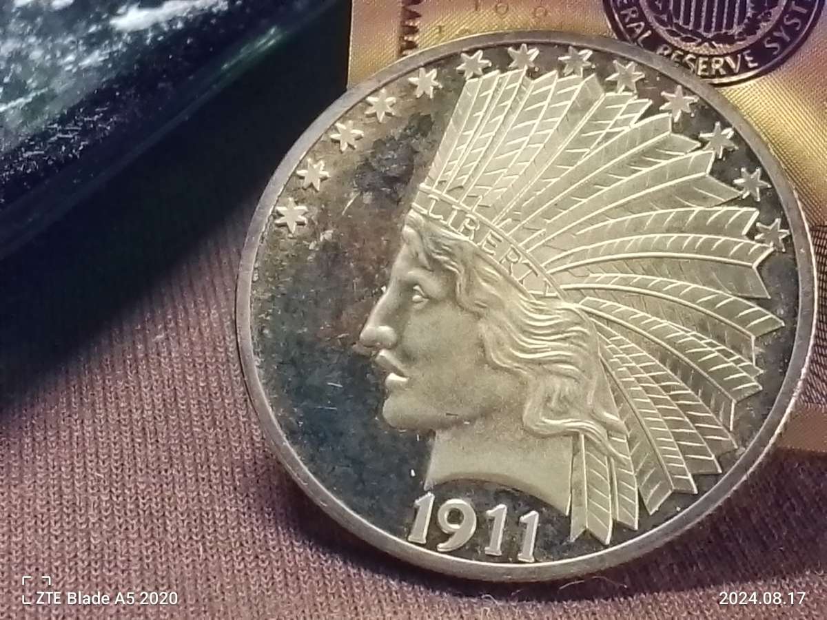 1911 10 doller Indian Head gold coin