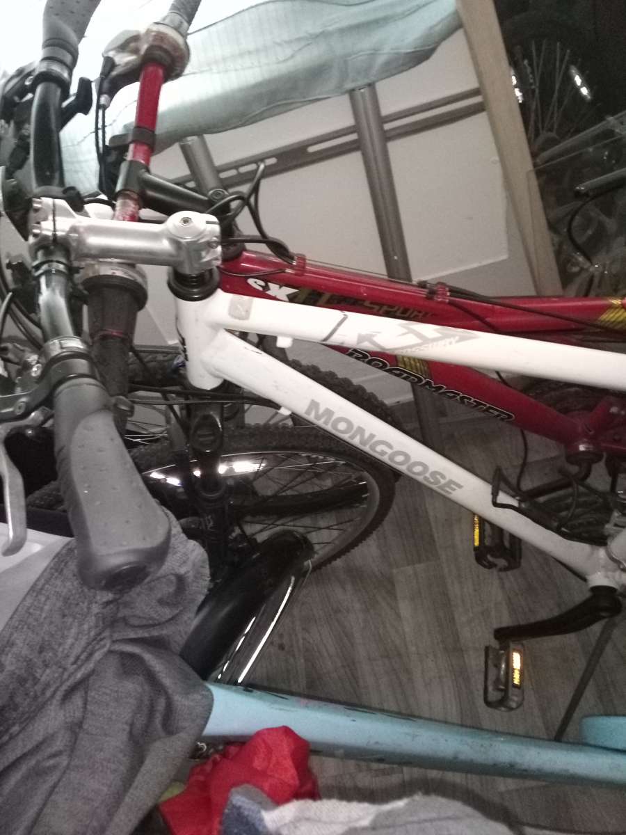 all white mongoose bike