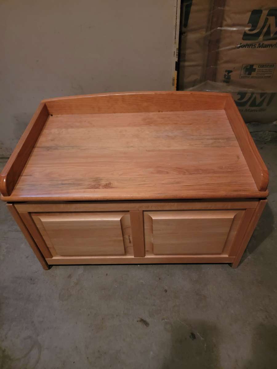 Kids toy box with toys