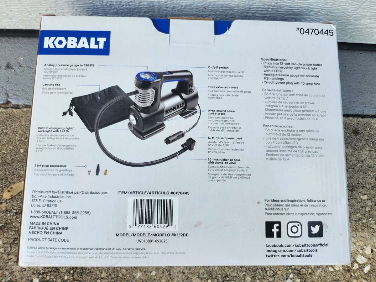 Kobalt Multipurpose Inflator