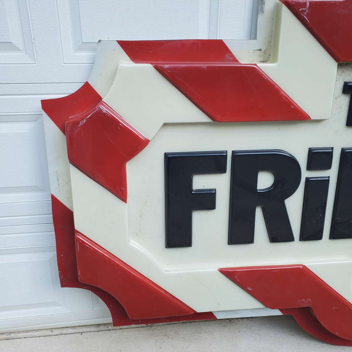 TGI Fridays Plastic Molded Sign  95 x 65  RRR Signs