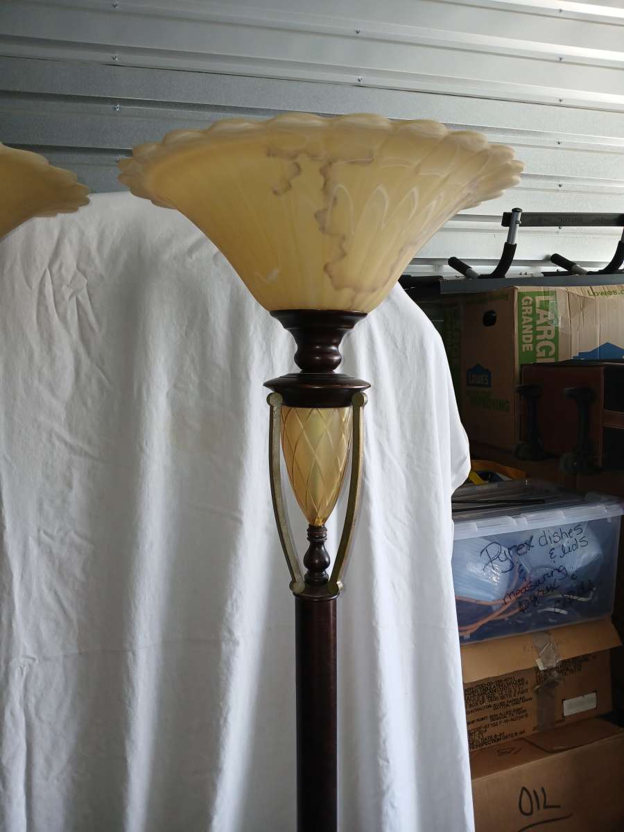 antique torchiere floor lamps