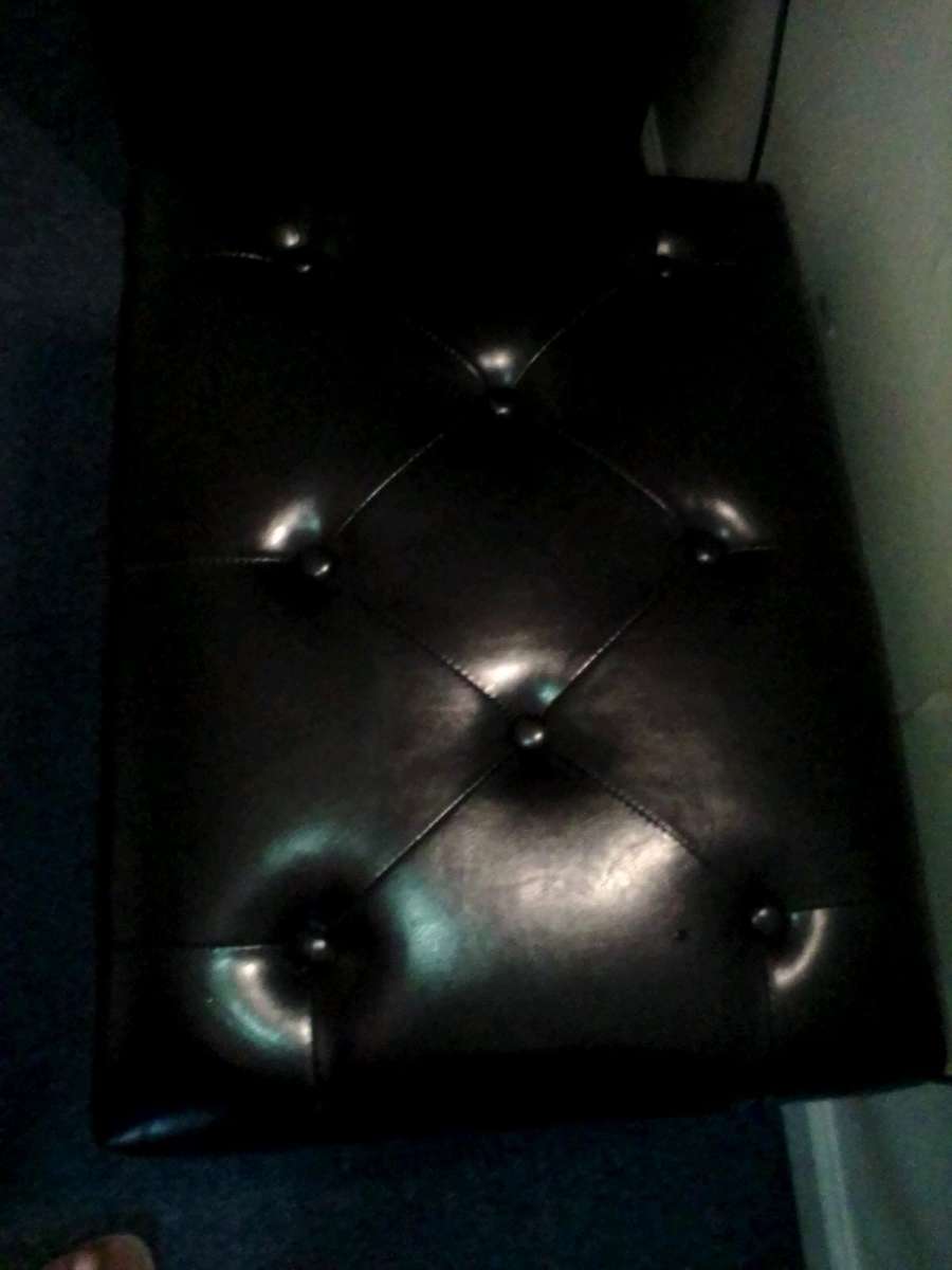 black brand new Ottoman