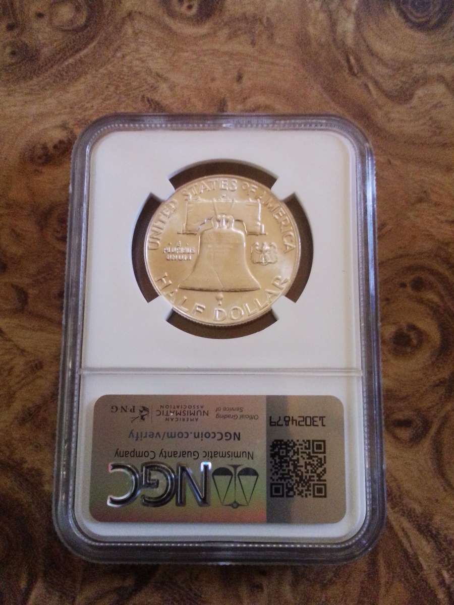 Three NGC Graded Franklin Silver Half Dollars