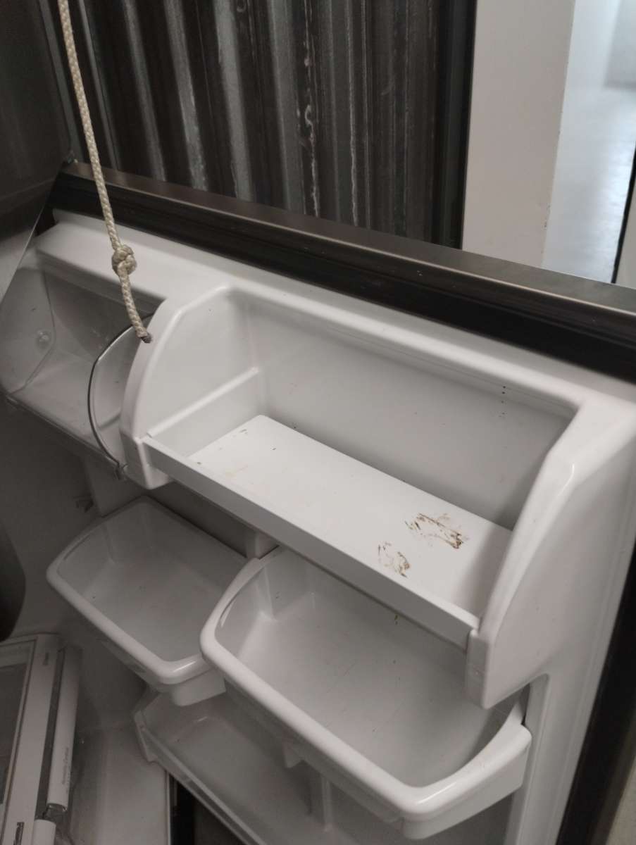 refrigerator and stove