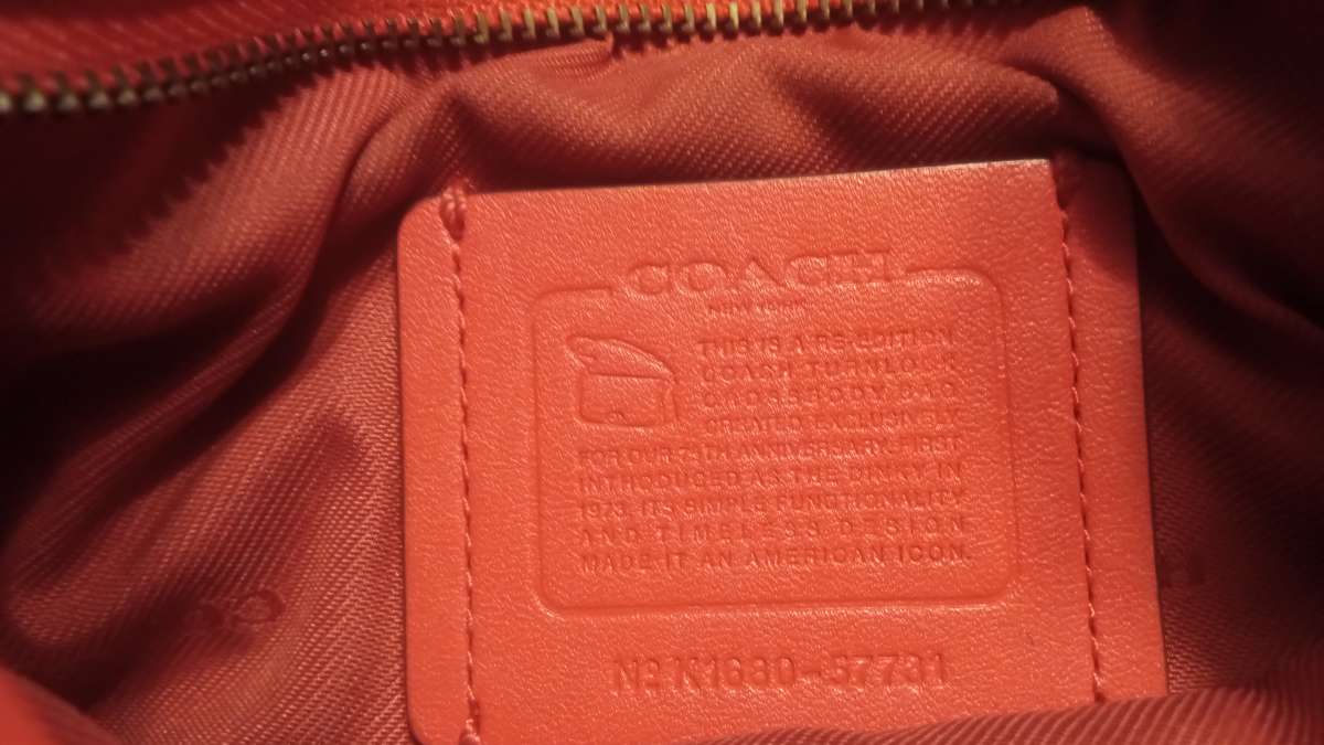 Coach Leather 75th Anniversary Mini Saddlebag Crossbody