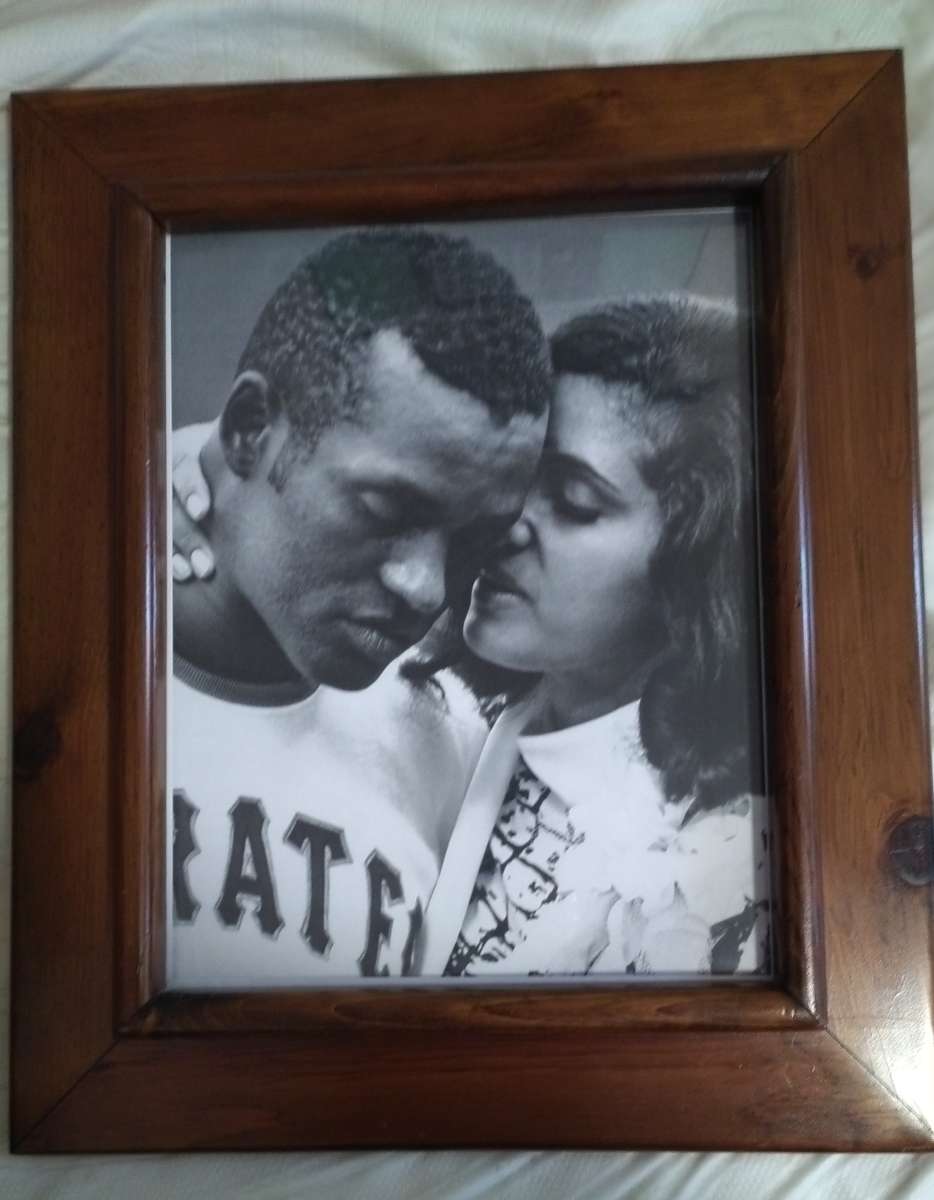 Roberto Clemente framed photograph