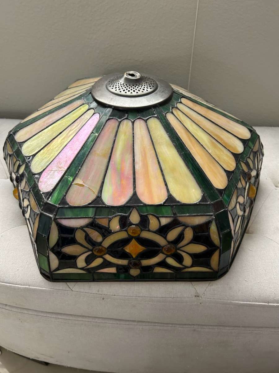 old vintage lamp shade