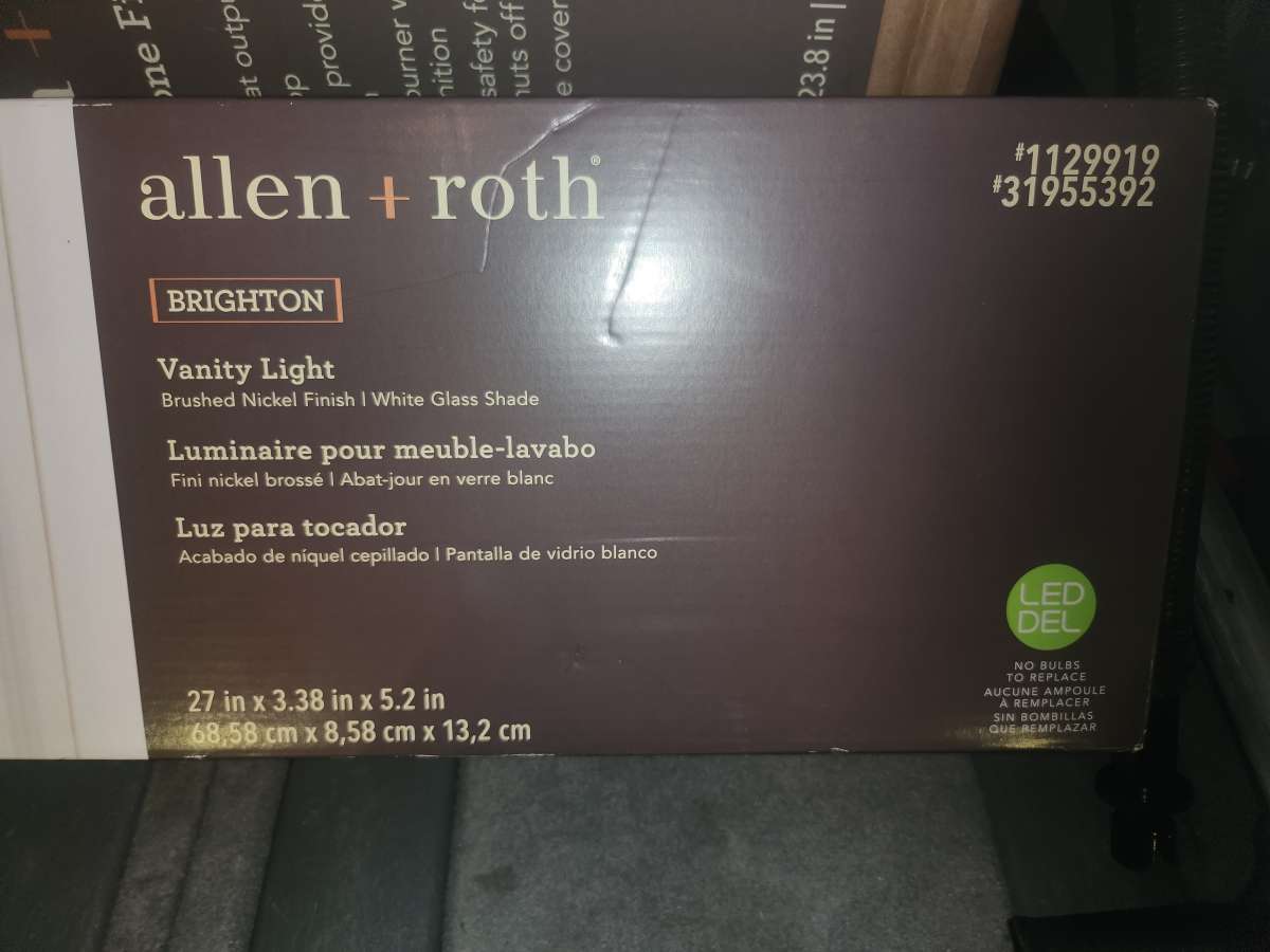 Allen and Roth Brighton LED Vanity Light BRAND NEW