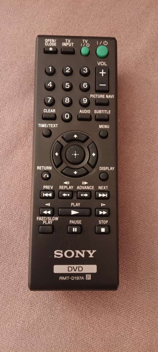 BLU RAY Y DVD PLAYER REMOTE CONTROL