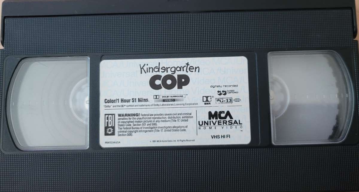 Kindergarten Cop VHS movie cheap
