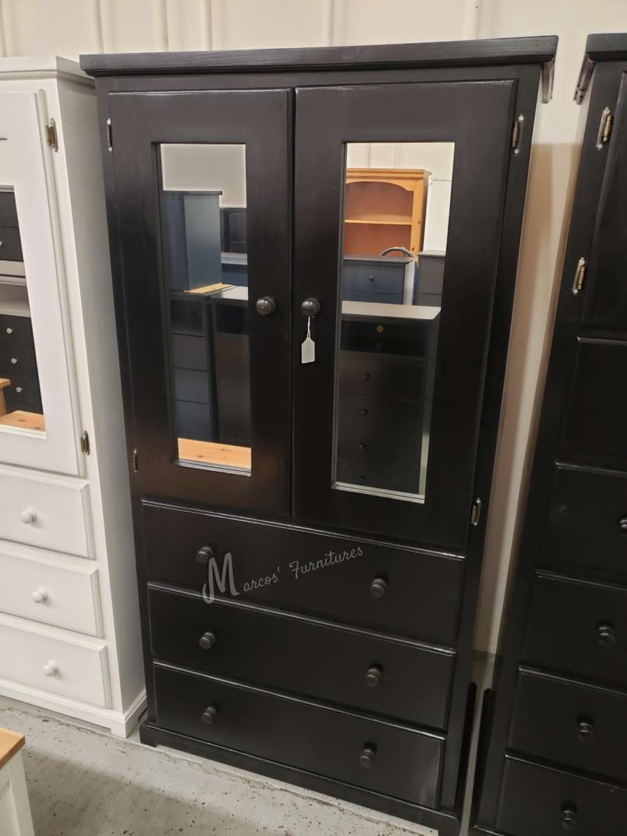 Black Wardrobe Closet