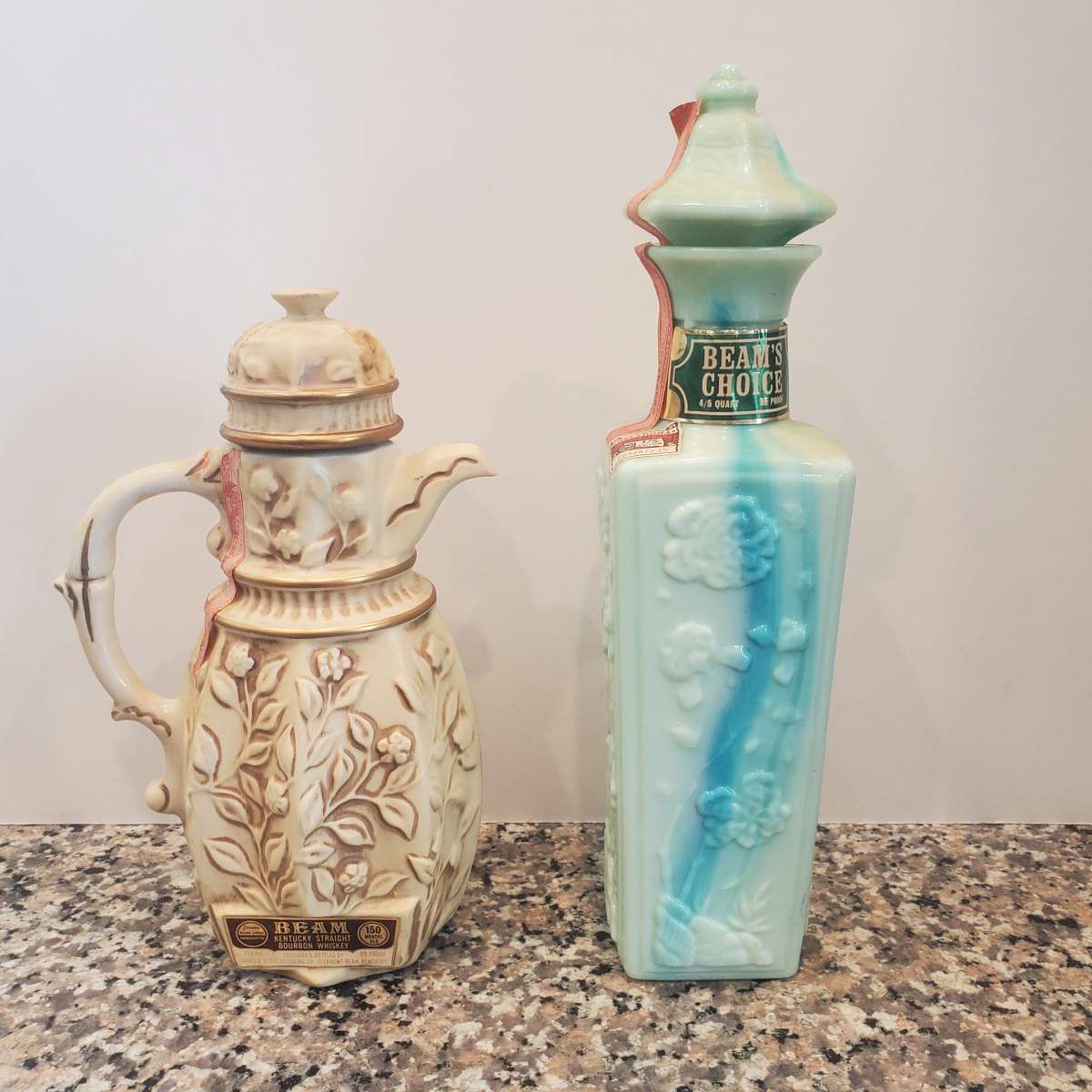 2 vintage Jim Beam decanters