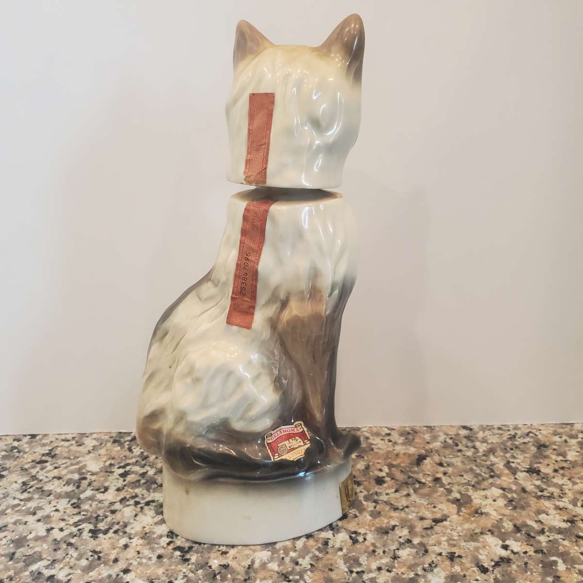 Vintage 1960s Jim Beam Cat Decanter