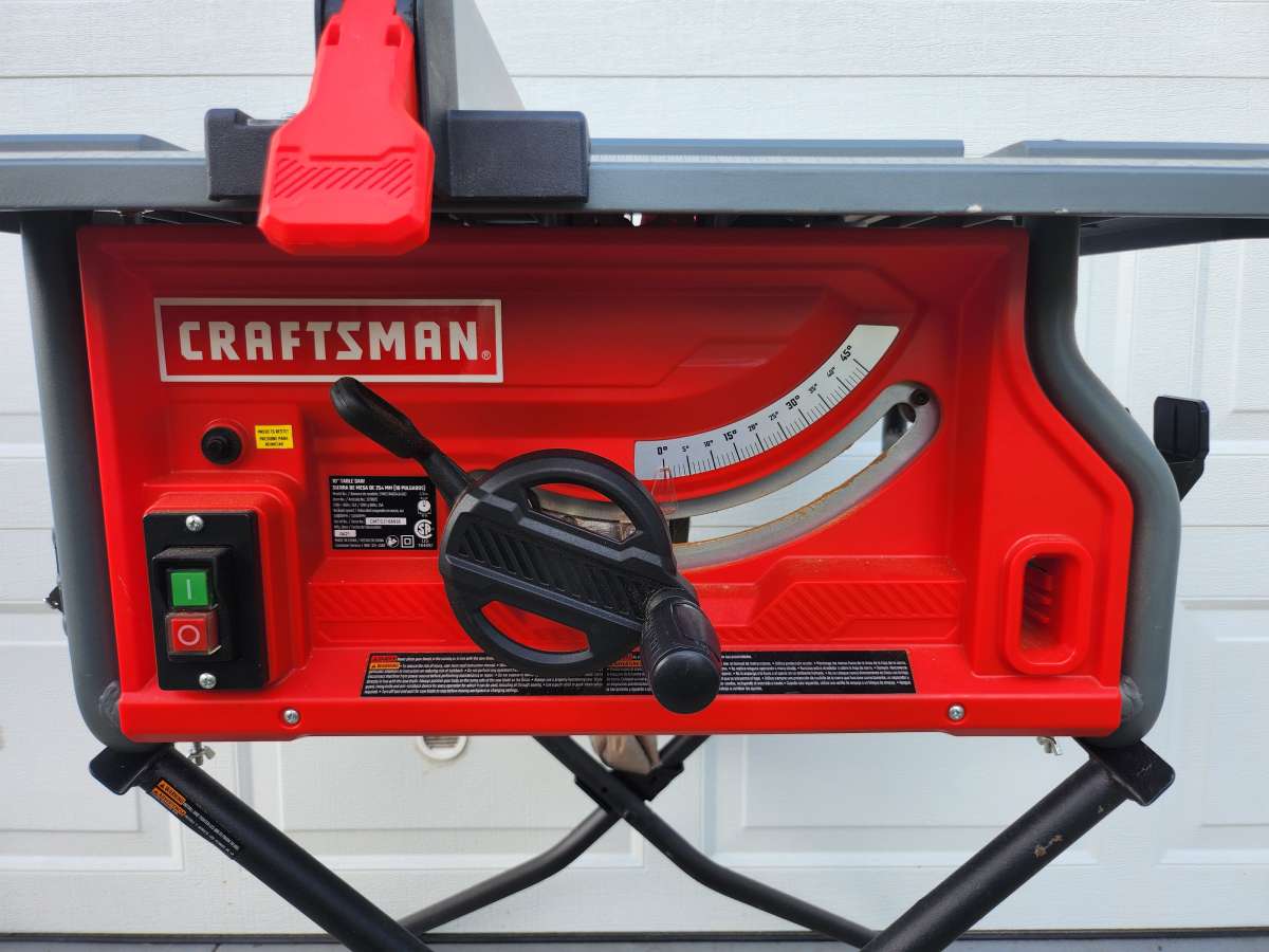 Craftsman Portable Table Saw with Stand