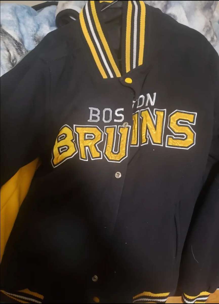 reversible bruins jacket