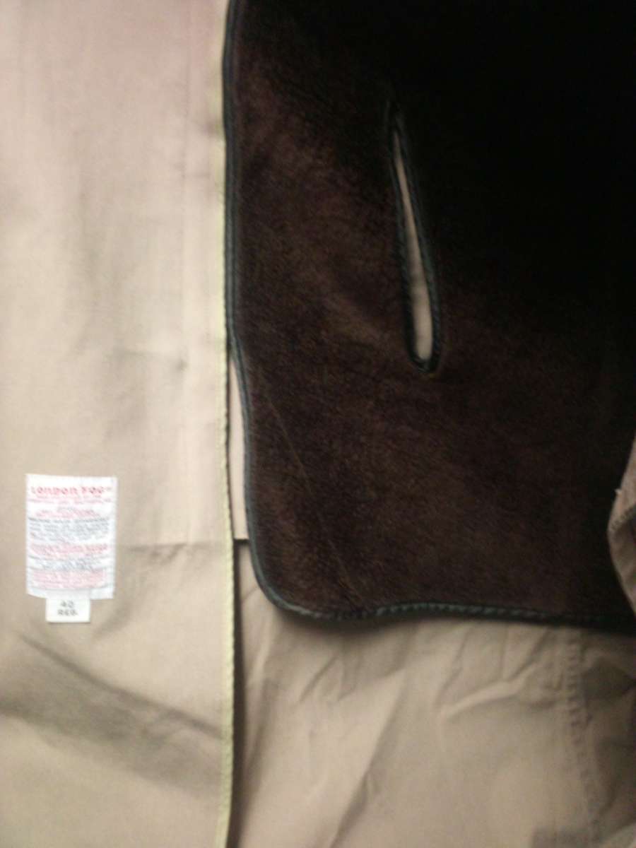 London Fog Tan Trench Coat